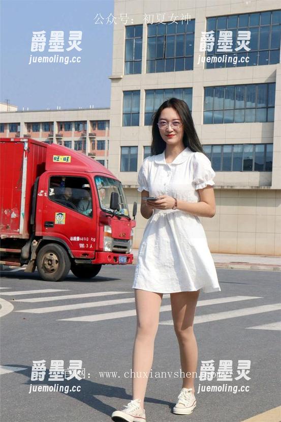 初夏女神 - 想见真实的环环吗？无圣光里的学院之风，原图绝对送你