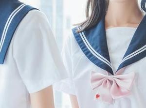 喵糖映画 – 面对蠢沫沫的全套校服写真，我想我可以再当一次学生