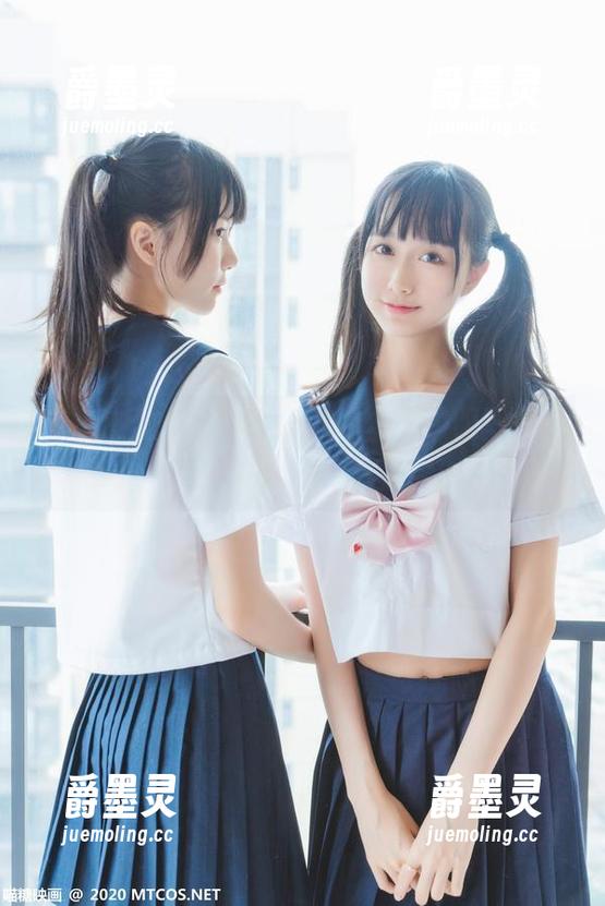喵糖映画 - 面对蠢沫沫的全套校服写真，我想我可以再当一次学生